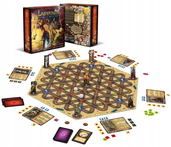 Fantasy Board Game Labyrinth: Paths of Destiny