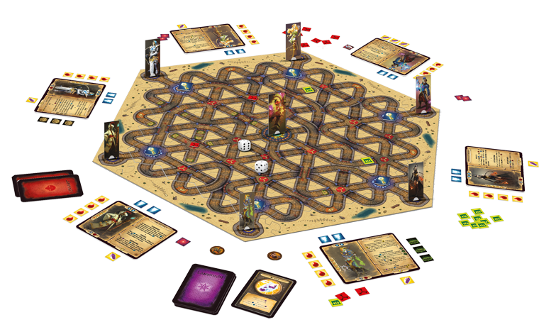 Fantasy board game Labyrinth: Paths of Destiny